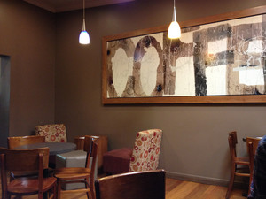 Gloria Jean's Coffees Pic 4 - Nice ambience in the back room area minus the noisy kids