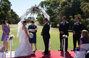 Carmen Walker-Galpin Pic 5 - Ceremony at TTG Golf Club