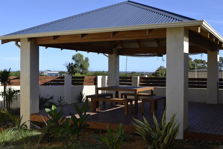 Freebuildingplans.com.au Pic 1 - Patio Built using modified plans from our site