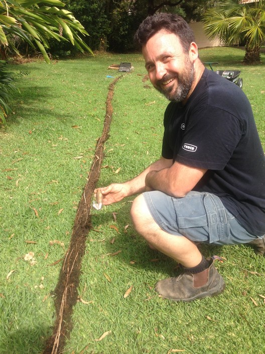 Ezi-Jet Pic 1 - A 17 meter long root from a stormwater pipe in Avalon