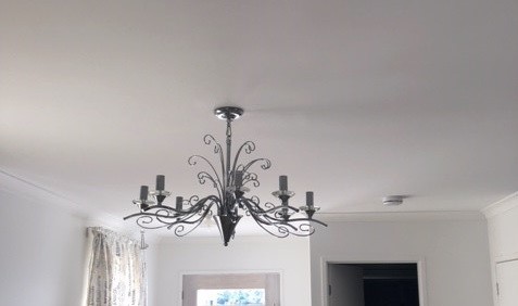 CLF Services Pic 1 - Client supplied chandelier installation