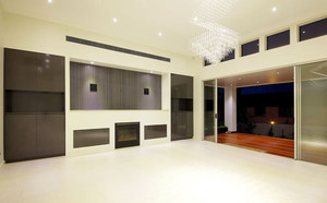 ECS Services (NSW) Pic 5 - Recessed Tv with surround sound