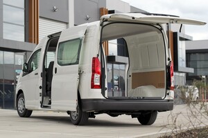 Only Van Rentals Pic 2 - 15 tons Toyota Cargo Van back view