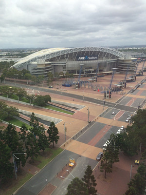 Pullman At Sydney Olympic Park Pic 4 - View of ANZ Stadium from level 13