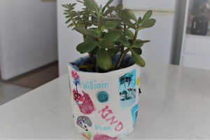 Towers Counselling Pic 3 - Pot cover made by a 10 year old girl as a way to address bullying