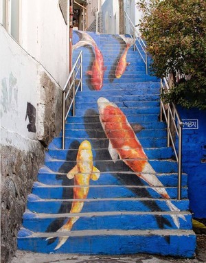 Ilya Painting Service Pic 4 - If all stairways looked like this you might not sigh when you approach them