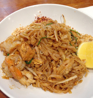 Omah's Malaysian Cuisine Pic 2 - Seafood pad thai