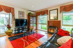 Lakeside Cottage Pic 2 - Big Screen 3D TV and flame fire