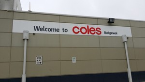 Coles Supermarkets Pic 5 - Welcome sign in the car park