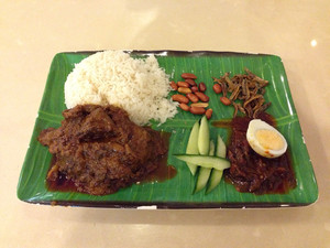 Petaling Street Kingsford Pic 3 - Nasi lemak with a choice of meat