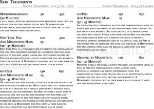 Smooth as Silk Laser and Cosmetic Clinic Pic 4 - Skin Treatment Price List