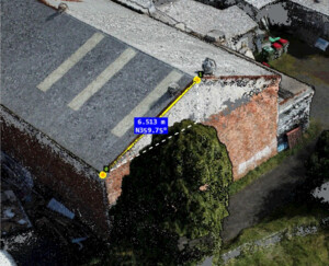 Torch Drone Solutions Pic 3 - Accurate LiDAR survey of commercial building used for BIM Building Information Modeling