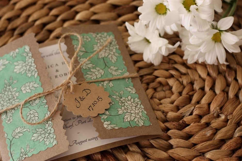 Love Paper Romance Pic 1 - Wedding Invitation Square Doors