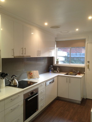 Handy Andy Cabinetry Pic 5 - Kitchen reno includes cabinets tiling and painting