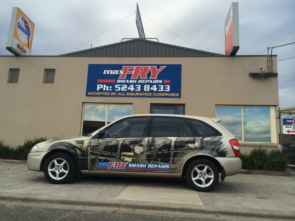 Max Fry Smash Repairs Pic 1 - Max Frys has Loan vehicles