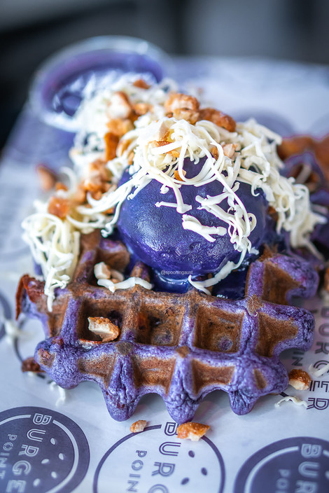 Burger Point Pic 1 - Ube Waffles