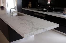 Phoenix Marble and Granite Pic 1 - Calacatta Island Bench