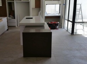 Phoenix Marble and Granite Pic 3 - End View of Two Tier Island