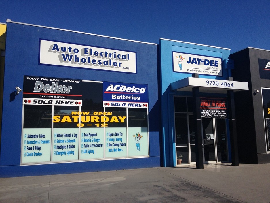 Jay Dee Auto Cables Pic 1 - Jay Dee Auto Shop Front