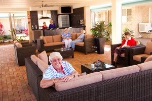 Seasons Caloundra Pic 2 - Meet up with your new friends in our outdoor entertainment area