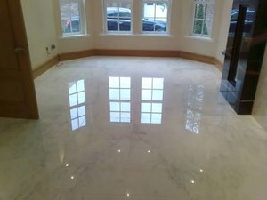 StoneMaster Polishing & Restoration Pic 3 - RePolished Travertine Stuartholme Apartments Bardon Qld