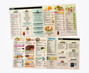 Start Creative Pic 2 - Menu design by Start Creative for Burrito Bar