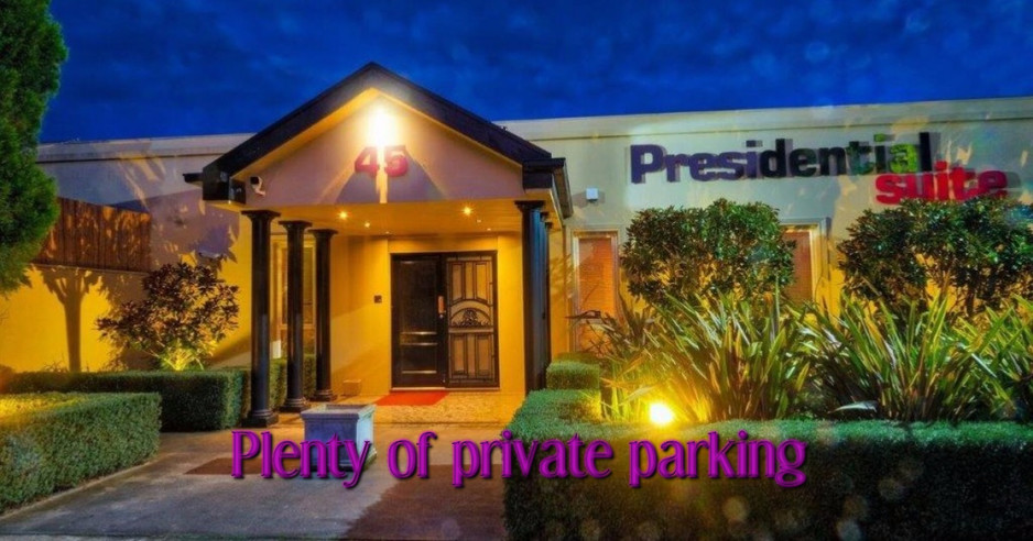 Presidential Suite Pic 1 - Plenty of private parking