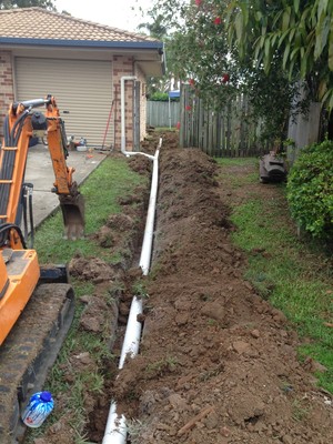 Level Line Plumbing, Drainage and Gas Pic 3 - new storm water line