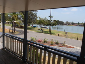 BIG4 Forster Tuncurry Great Lakes Holiday Park Pic 4 - BIG4 Forster Tuncurry Great Lakes Holiday Park 2BR Deluxe Waterfront Cabins