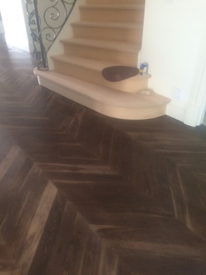 Eurodeck Pic 2 - Chevron Parquet Stained