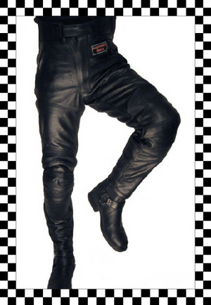 Waypoint Moto Pic 5 - Leather Pants Black in stock Sizes 38 to 48 Motorbike pants Adelaide SA Australia