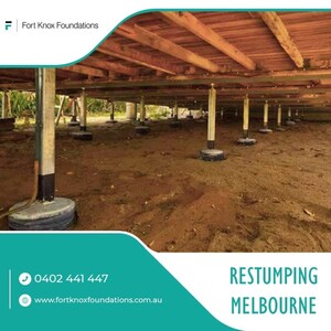 Fort Knox Foundations Pic 4 - Restumping Melbourne at Fort Knox Foundations