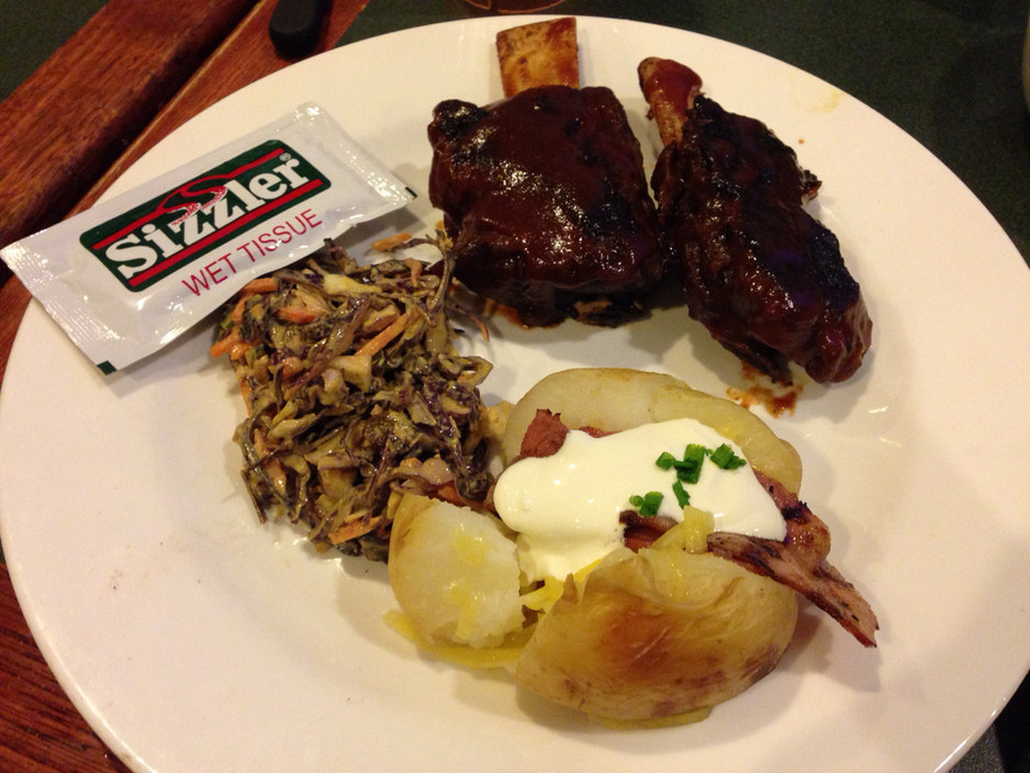 Sizzler Pic 1 - Ribs plate