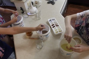 Deanna Maich Pic 2 - Making own water colours from kitchen and garden flora