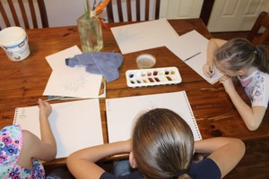 Deanna Maich Pic 3 - Painting with own dyes