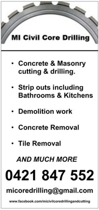 MI Civil Core Drilling Pic 1