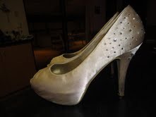 new4you Pic 2 - Beige high heels with diamonte encrusted heels by WILDFIRE size 812