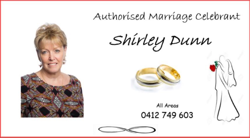 Shirley Dunn Authorised Celebrant Pic 1