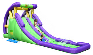 Happy Hop Kids Pty Ltd Pic 4 - Twin Water Slide Happy Hop