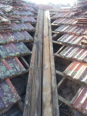 MINOR Roof Repairs Pic 5 - A damaged Valley can cause major damage