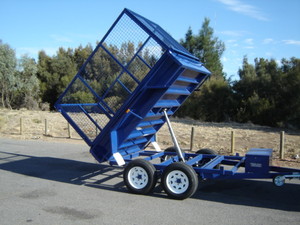 Future Metal Fabrication Pic 5 - Hydraulic Tipper With Cage