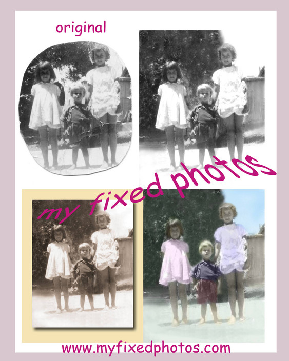 My Fixed Photos Pic 1 - retoration of a photo taken in 1943