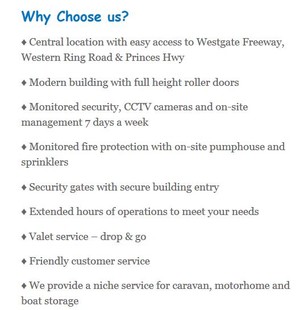 Melbourne Secure Storage Pic 5 - Why choose us