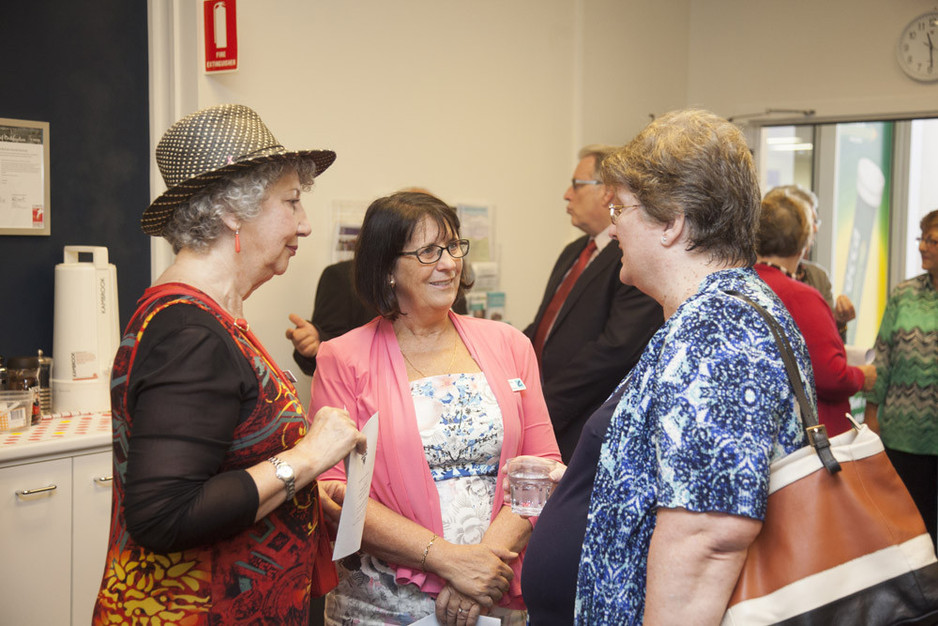 CatholicCare Springwood Drop-In Centre Pic 1 - DropIn Centre Staff with colleague