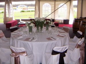 Shoalhaven City Turf Club Pic 4 - Marquee set up to your requirements