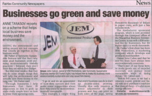 Jem Promotional Products Pic 5 - our managing director featured in the liverpool champion