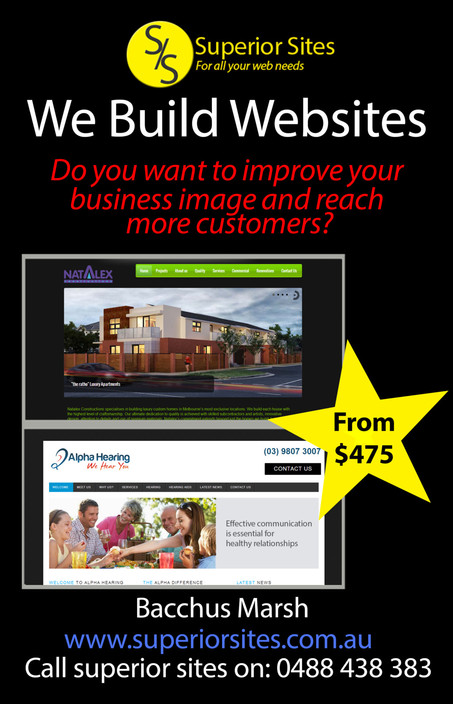 Superior Sites Pic 1 - Web development websites Bacchus Marsh Melton Melbourne CBD