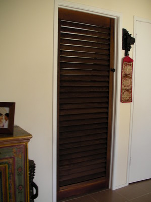 Fixnfit Home Improvements Pic 4 - Cedar shutters in New Farm Qld 4005