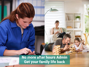 Flat Rate Now Pic 3 - Get your family life back Complete Admin during the job