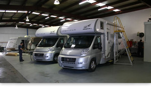 Kings Service Centre Pic 2 - Jayco Trained Technicians Clean and dry workshop for repairs warranty or Insurance work